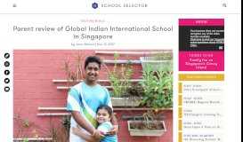 
							         Parent review of Global Indian International School, Singapore: Hisato ...								  
							    