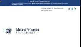 
							         Parent Start - Mount Prospect - Mount Prospect School District 57								  
							    