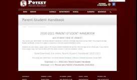 
							         Parent-Student Handbook - Poteet ISD								  
							    