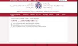 
							         Parent & Student Handbooks - AGBU Manoogian-Demirdjian School								  
							    