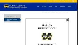 
							         Parent-Student Information Booklet - Marion CUSD #2								  
							    