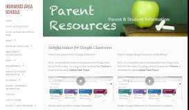 
							         Parent & Student Information - IRONWOOD AREA SCHOOLS								  
							    