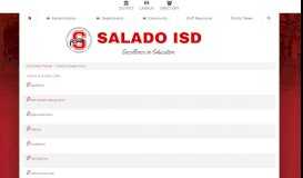 
							         Parent & Student Links - Salado ISD								  
							    