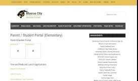 
							         Parent / Student Portal (Elementary) | Monroe City School District								  
							    