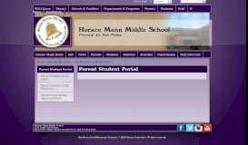 
							         Parent Student Portal - Horace Mann Middle School								  
							    