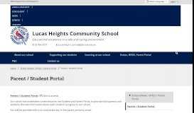 
							         Parent / Student Portal - Lucas Heights Community School								  
							    