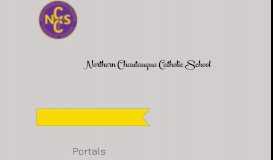 
							         Parent & Student Portal - Northern Chautauqua Catholic School								  
							    