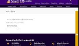 
							         Parent / Student Portal | Springville-Griffith Institute CSD								  
							    