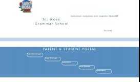 
							         Parent & Student Portal - St. Rose Grammar School								  
							    