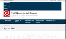 
							         Parent & Student Portals - NBSC Mackellar Girls Campus								  
							    
