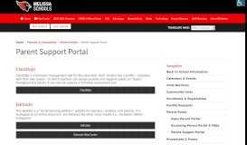 
							         Parent Support Portal | MelissaISD.org								  
							    