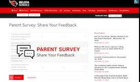
							         Parent Survey: Share Your Feedback | MelissaISD.org								  
							    