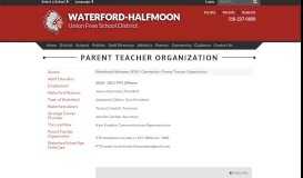 
							         Parent Teacher Organization - Waterford-Halfmoon UFSD								  
							    