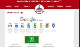 
							         Parent Tech Tips - Miscellaneous - Massena Central School District								  
							    
