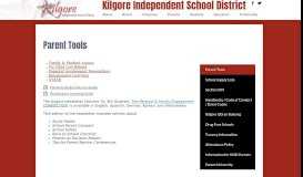 
							         Parent Tools - Miscellaneous - Kilgore Independent School District								  
							    