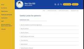 
							         Parent Useful Links - Bay City ISD								  
							    