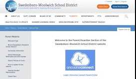 
							         Parent Website / Welcome Page - Swedesboro-Woolwich School District								  
							    