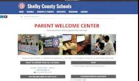 
							         Parent Welcome Center - Shelby County Schools								  
							    