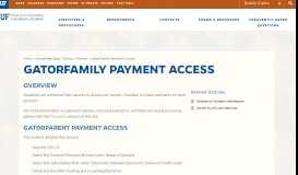 
							         Parental Access and Payments » Finance and Accounting » University ...								  
							    
