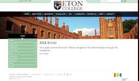 
							         Parental Contact | Eton College								  
							    