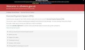 
							         Parental Payment System (PPS) - sthelens.gov.uk								  
							    