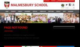 
							         Parental Reporting - Malmesbury School								  
							    