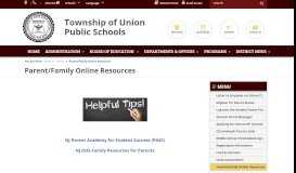 
							         Parent/Family Online ... - Township of Union Public School District								  
							    