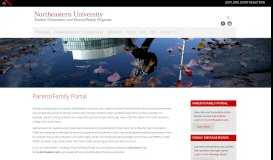 
							         Parent/Family Portal - Northeastern University								  
							    