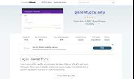 
							         Parent.gcu.edu website. Log in -Parent Portal.								  
							    