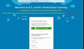 
							         Parent/Guardian Resources Page - EO Smith | PowerSchool Learning								  
							    