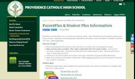 
							         ParentPlus & Student Plus Information | Providence Catholic High ...								  
							    