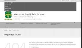 
							         Parents and citizens' association - Maroubra Bay Public School								  
							    