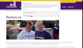 
							         Parents and Families - Converse College								  
							    