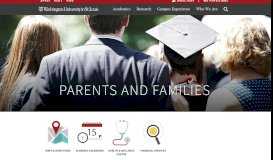 
							         Parents and Families – Washington University in St. Louis								  
							    
