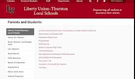 
							         Parents and Students - Baltimore - Liberty Union-Thurston Local Schools								  
							    