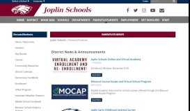 
							         Parents and Students - Joplin Schools								  
							    