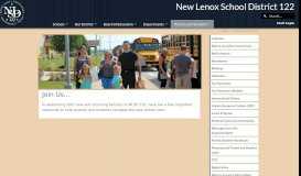 
							         Parents and Students - New Lenox School District 122								  
							    