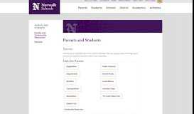 
							         Parents and Students - Norwalk Community School District								  
							    