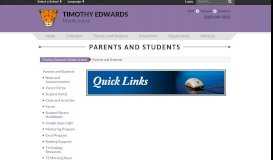 
							         Parents and Students - Timothy Edwards Middle School								  
							    