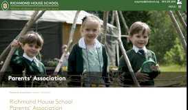 
							         Parents Association | North Leeds | Richmond House School								  
							    
