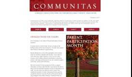 
							         Parents' Association October Newsletter - Portsmouth Abbey School								  
							    