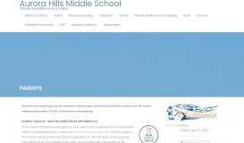 
							         Parents - Aurora Hills Middle School - Aurora Public Schools								  
							    