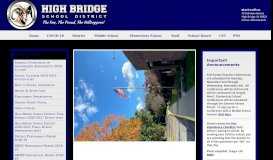 
							         Parents Back to School Information - High Bridge School District								  
							    