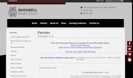 
							         Parents - Barnwell Middle - Francis Howell School District								  
							    