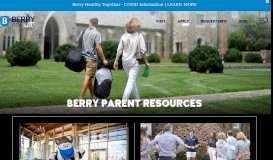 
							         Parents - Berry College								  
							    