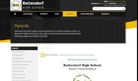 
							         Parents | Bettendorf High School								  
							    