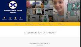 
							         Parents Bill of Rights - Mahopac Central School District								  
							    