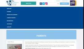 
							         Parents | Birkenhead Sixth Form College								  
							    