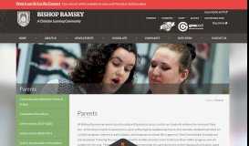 
							         Parents - Bishop Ramsey CE School								  
							    