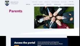 
							         Parents | Brighton College | Independent School of the Year								  
							    